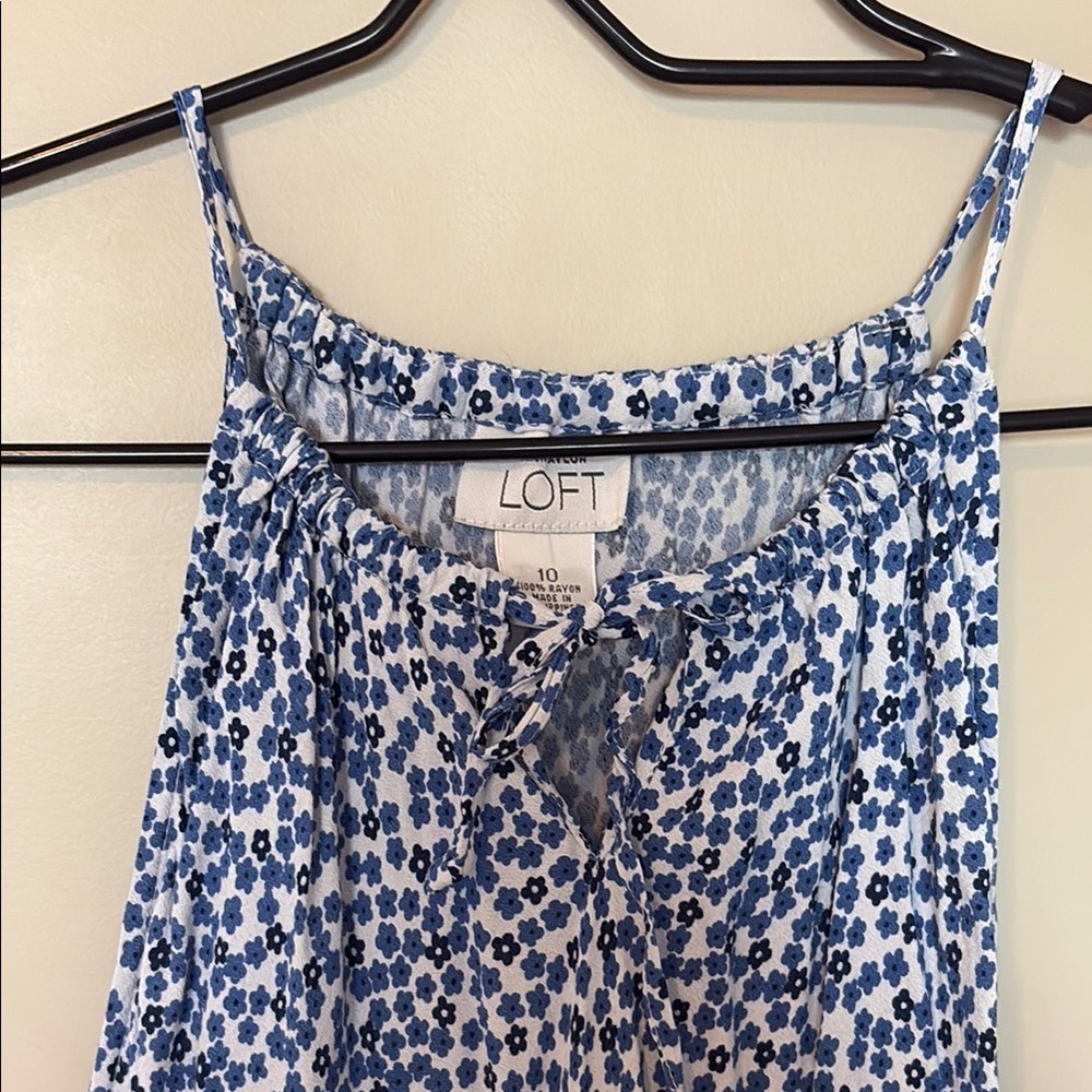 Midi Floral Shift Dress